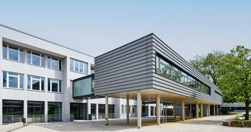 Fritz-Ulrich-Gemeinschaftsschule Heilbronn, Schulgebäude nach Sanierung und Erweiterung